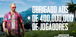 Agradecimento 400 milhões jogadores PUBG